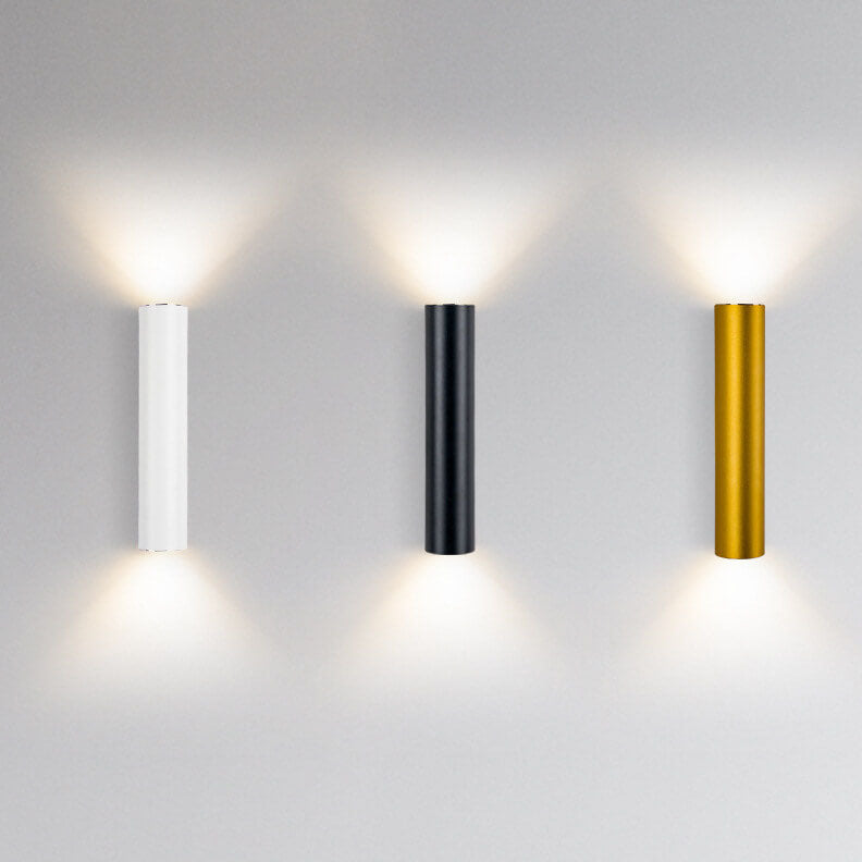 Cylinder wall light, neutral white