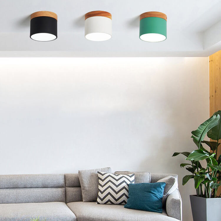 Macaroon LED flush ceiling light product view