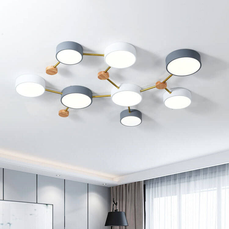 Scandinavian ceiling light in a bedroom