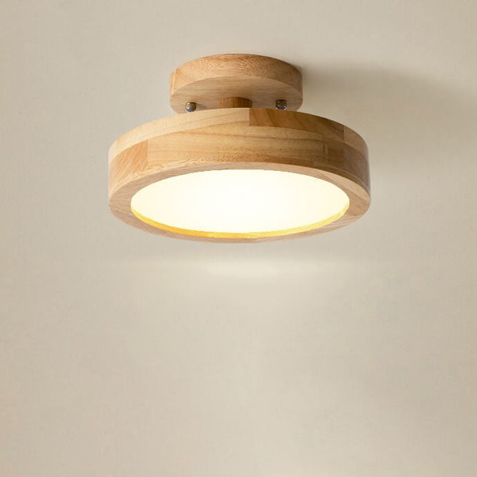 Nordic log ceiling light lifestyle