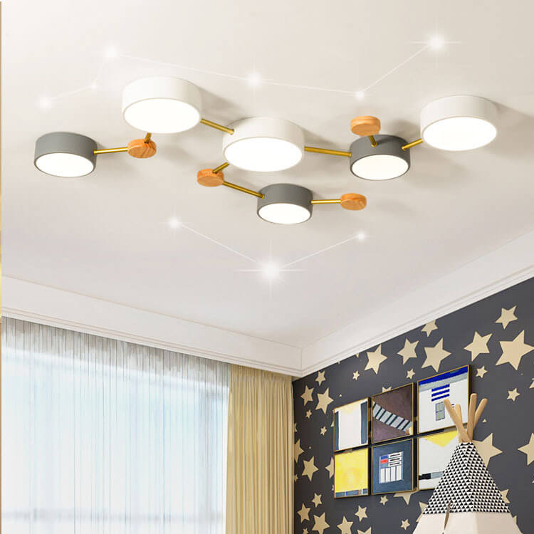 Scandinavian ceiling light styled interior