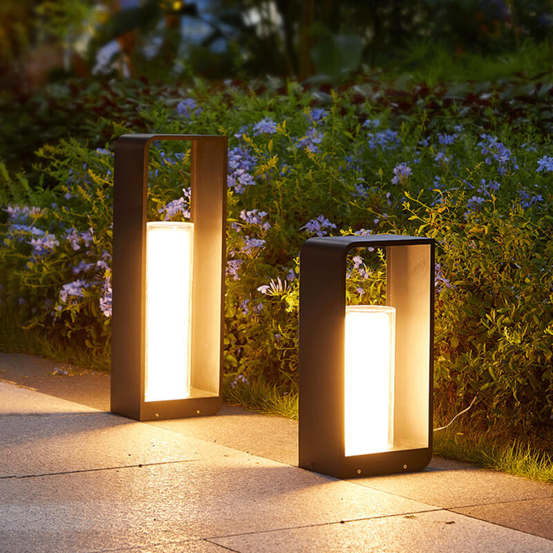 Square garden light acrylic diffuser