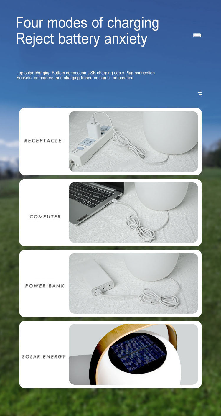 Basket lamp carry handle
