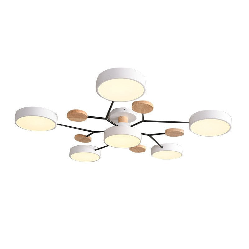 Molecule branch ceiling light shade detail