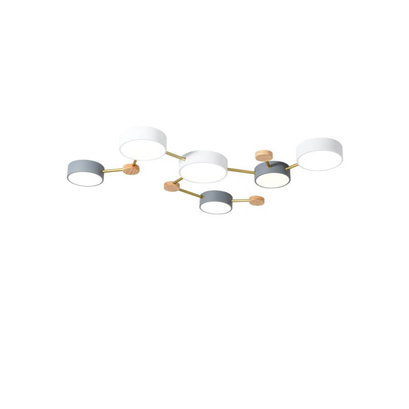 LED flush ceiling light detail