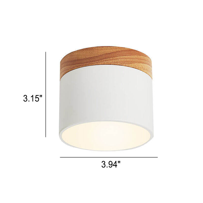 Macaroon LED flush ceiling light detail