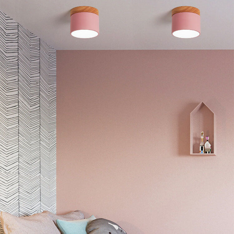 Macaroon LED flush ceiling light product view