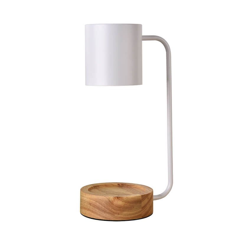 Candle warmer lamp in a bedroom