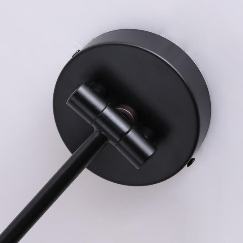 Cone swing arm wall light detail