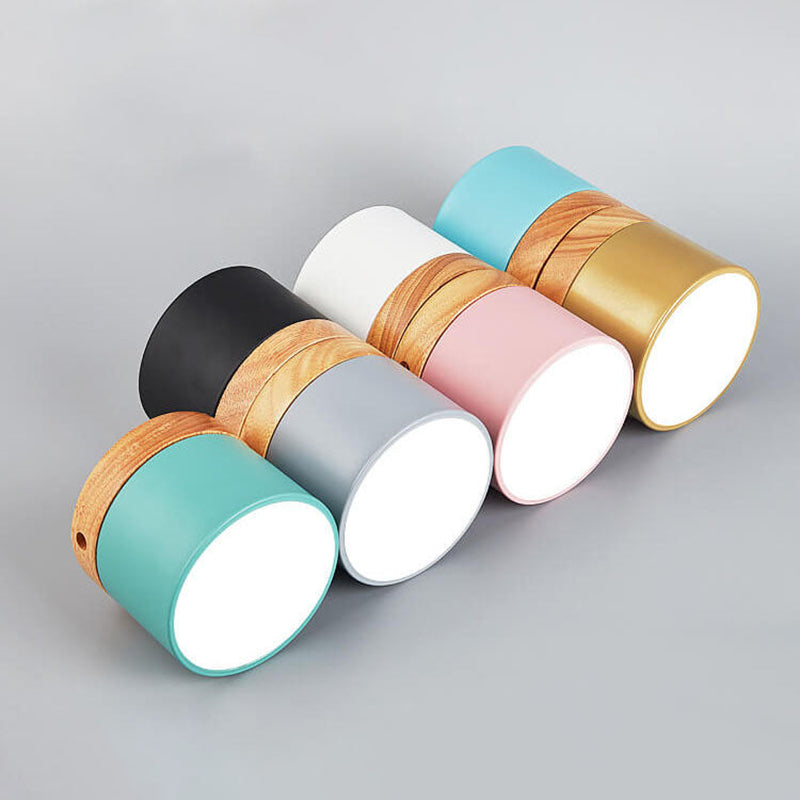 Macaroon LED ceiling light three light colours