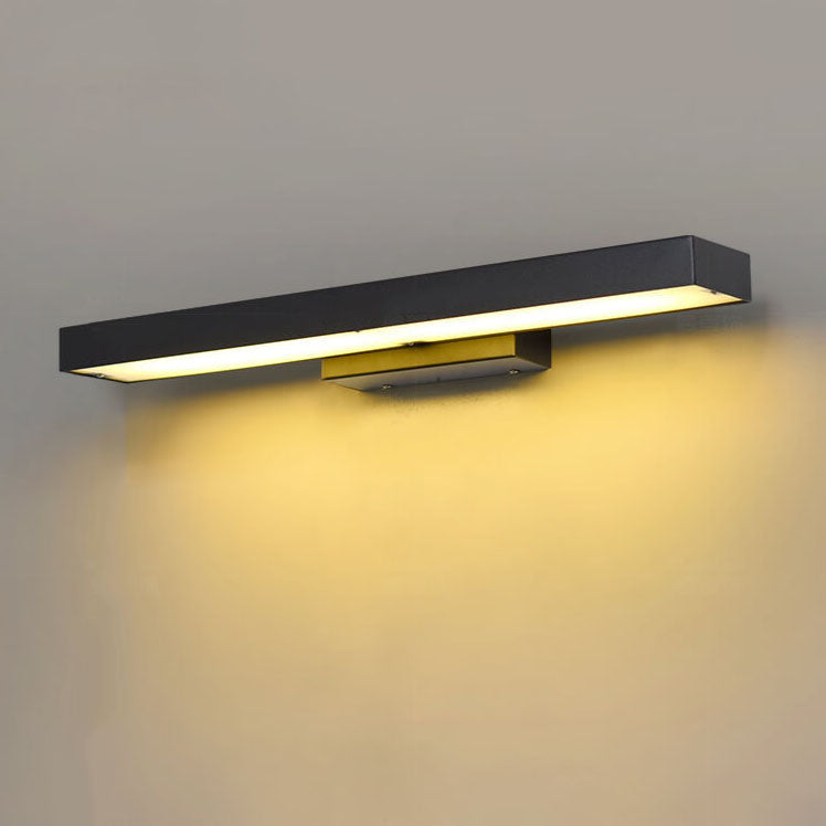 Outdoor wall light on a house facade