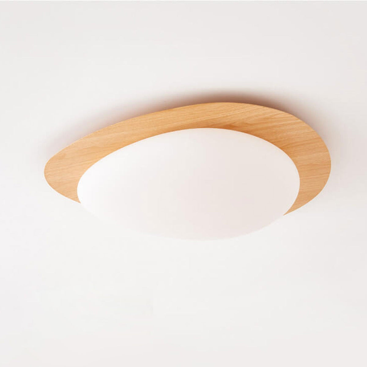 Pebble ceiling light in a hallway