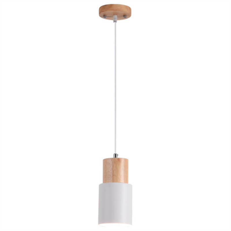 Cylinder pendant light ceiling rose