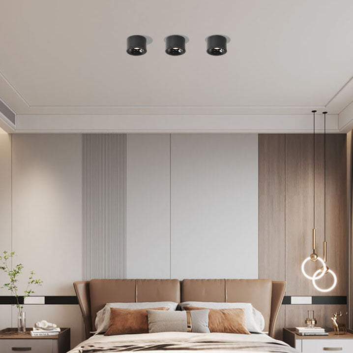Black LED spotlight, neutral white
