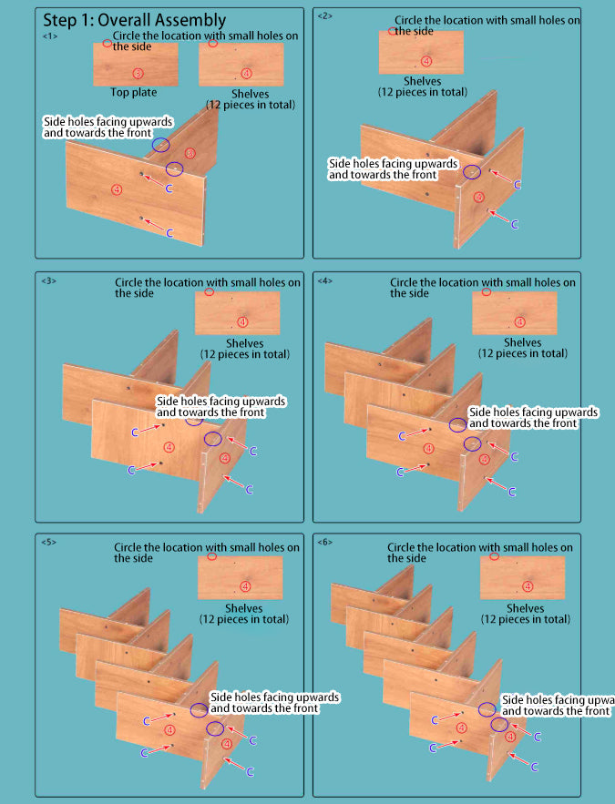 Bookshelf edge finish