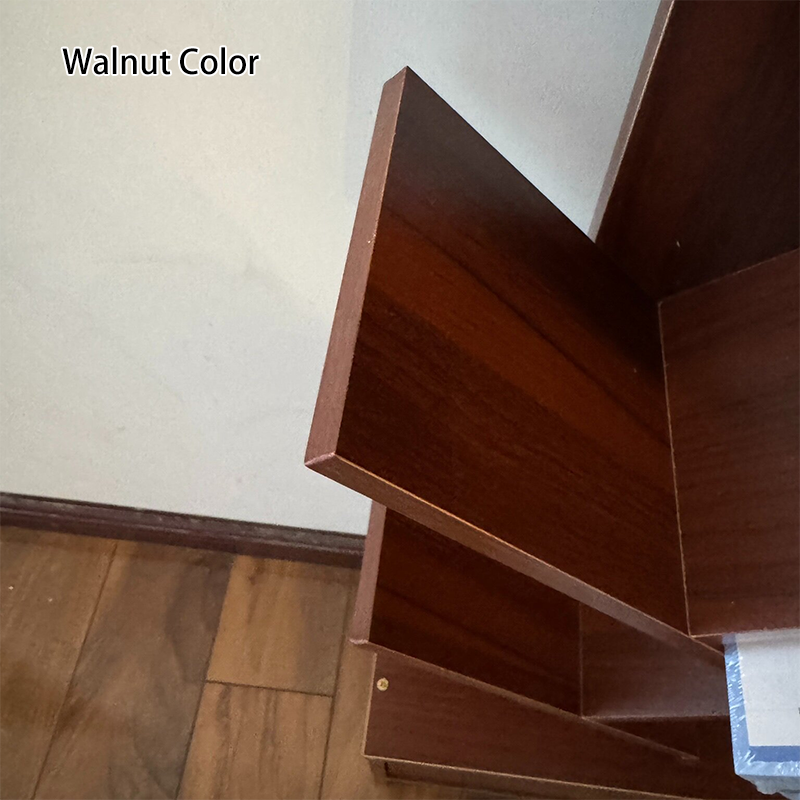 Bookshelf dimensions, walnut