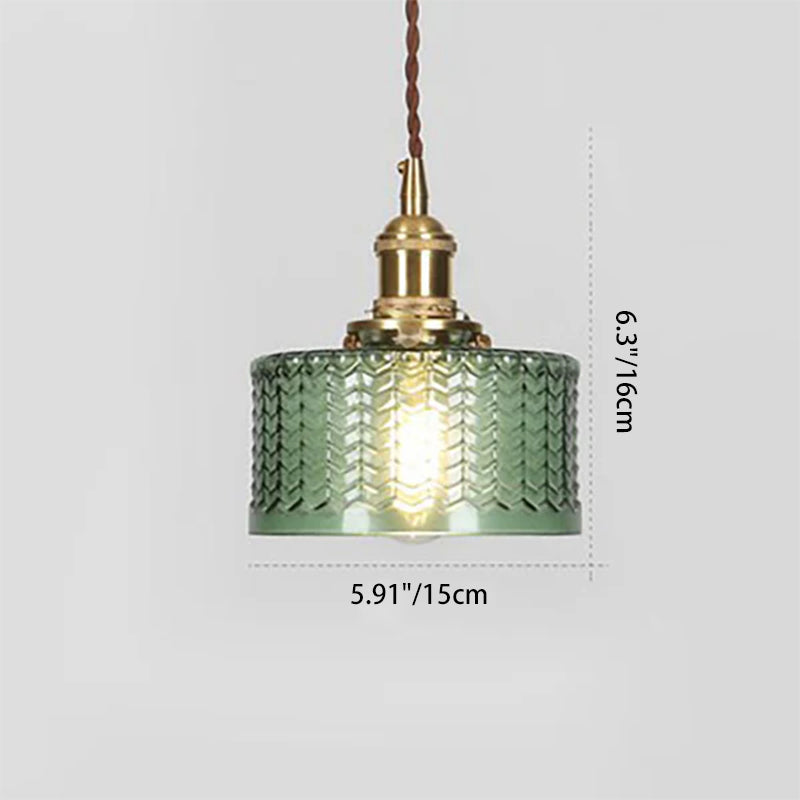 Glass jar pendant light dimensions