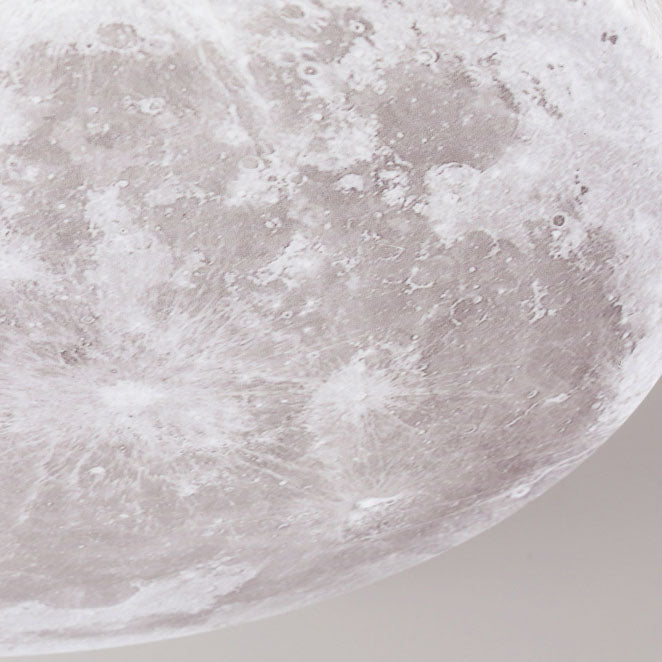 Moon ceiling light in hallway