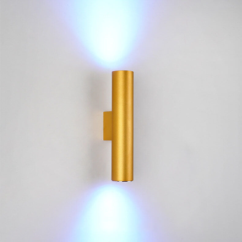 Cylinder wall light, styled interior alternate