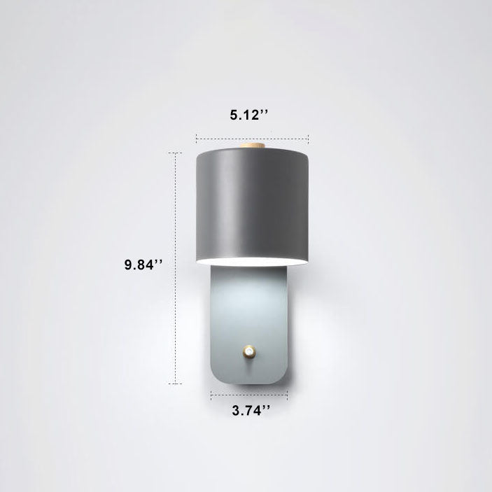 Cylinder wall light detail