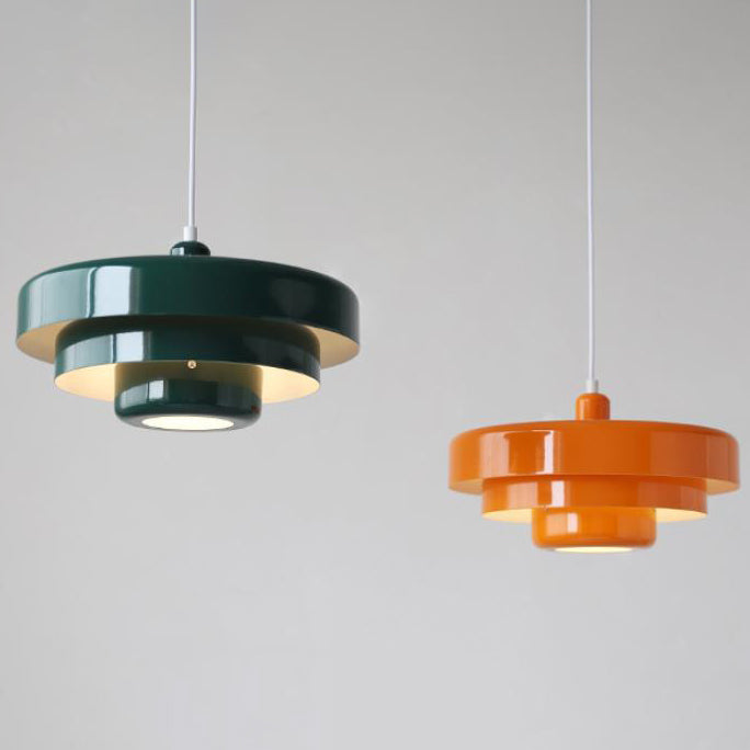 Nordic layered metal pendant light