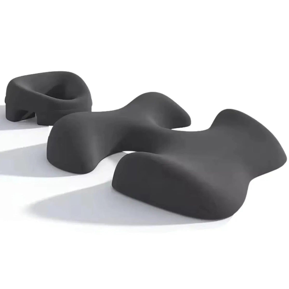 Face cradle massage pillow set – Black