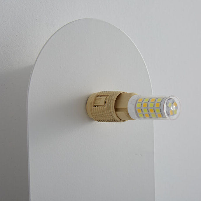 Glass ring wall light in interior