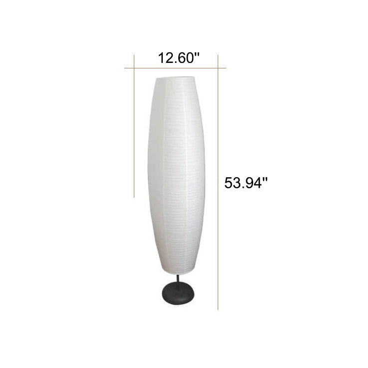 Rice paper floor lamp detail