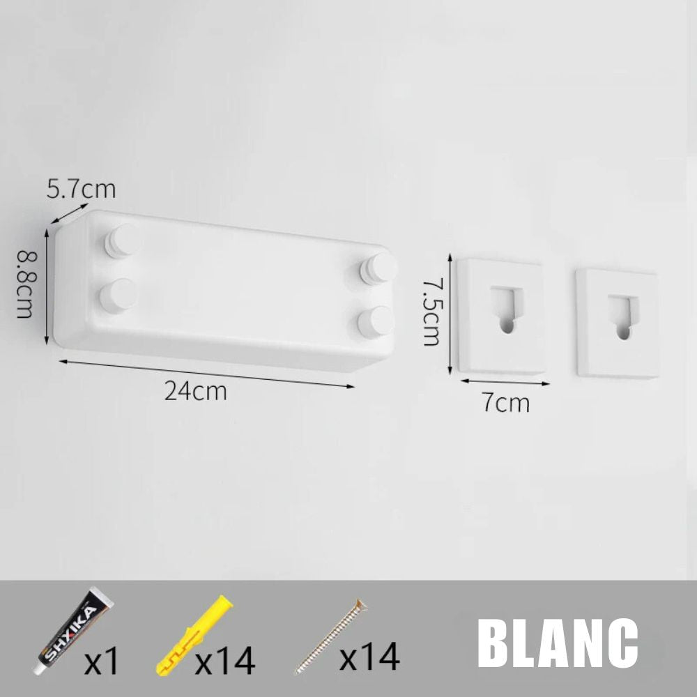 Double line clothesline in white