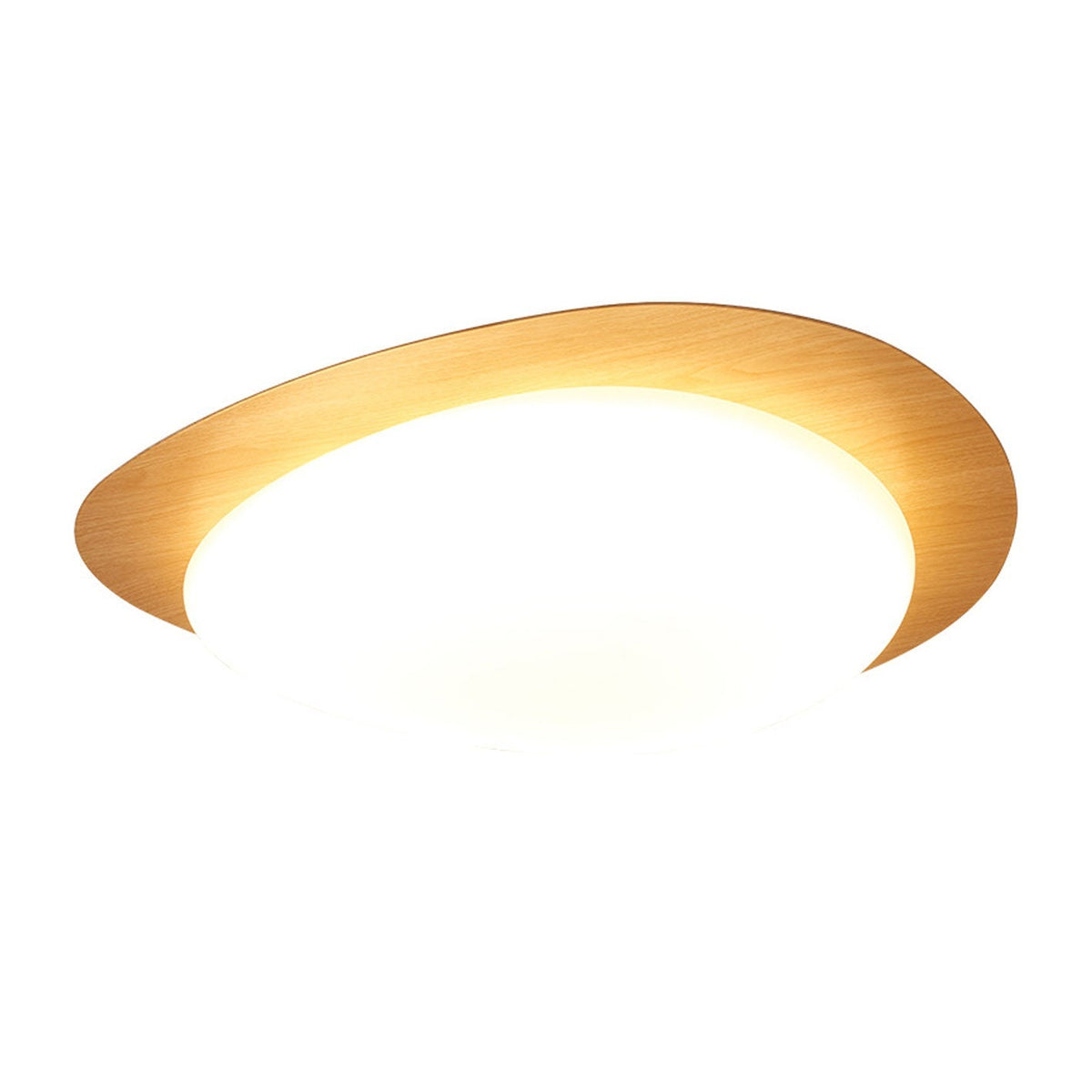 Pebble ceiling light in a bedroom