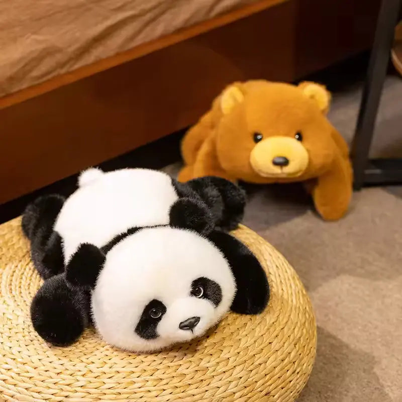 Soft fur detail of the weighted plush