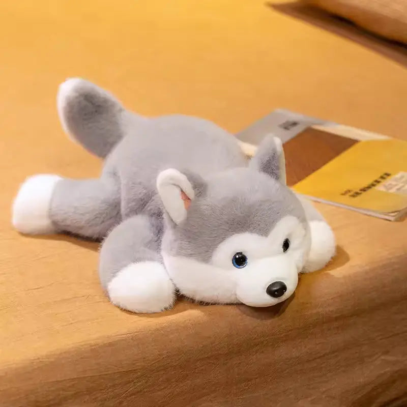 Husky weighted plush