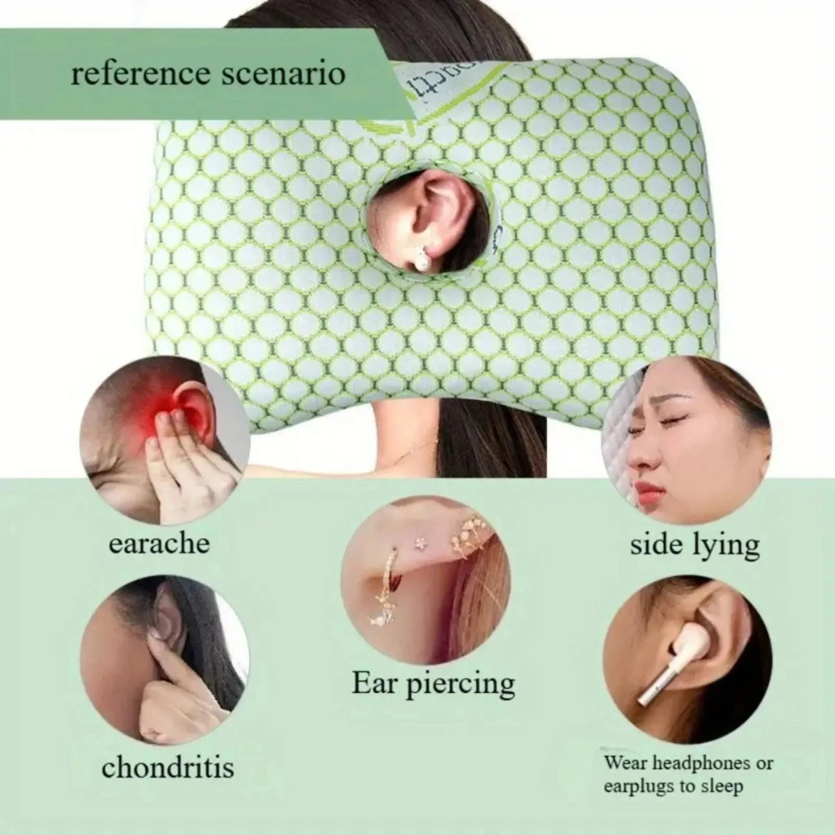 Piercing pillow dimensions