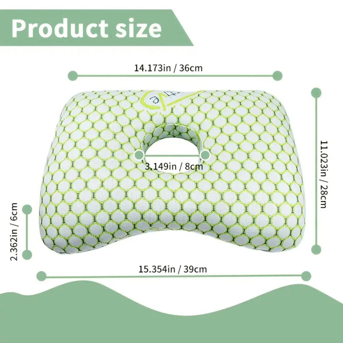 Adjustable filling in piercing pillow