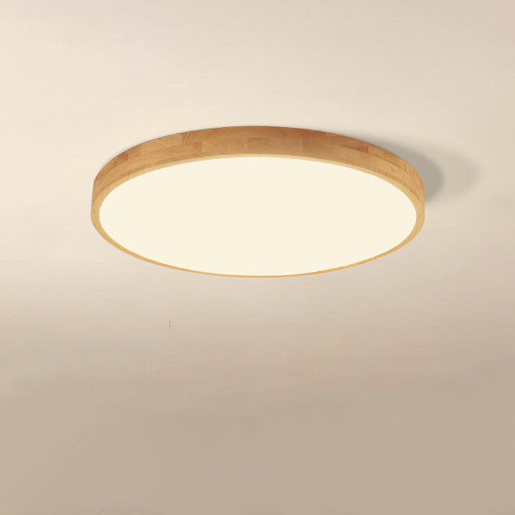 Round wood ceiling light size comparison