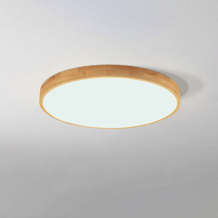 Round wood ceiling light dimensions