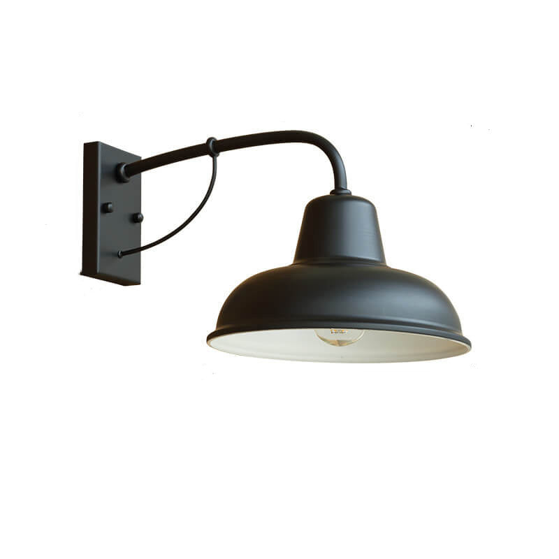 Barn wall light shade detail