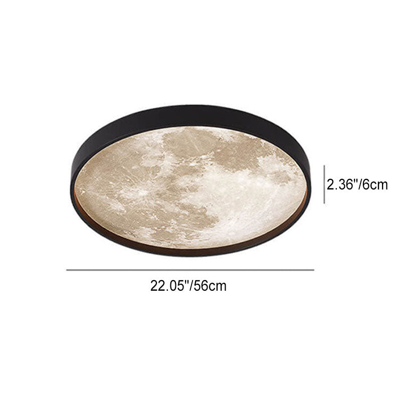 Moon ceiling light detail
