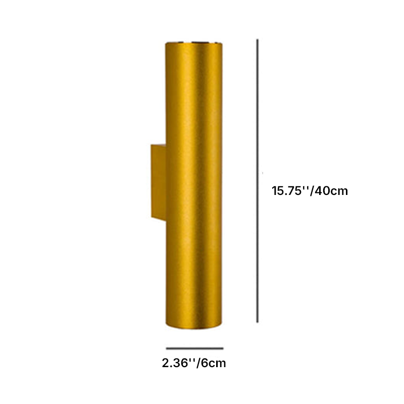Cylinder wall light light output