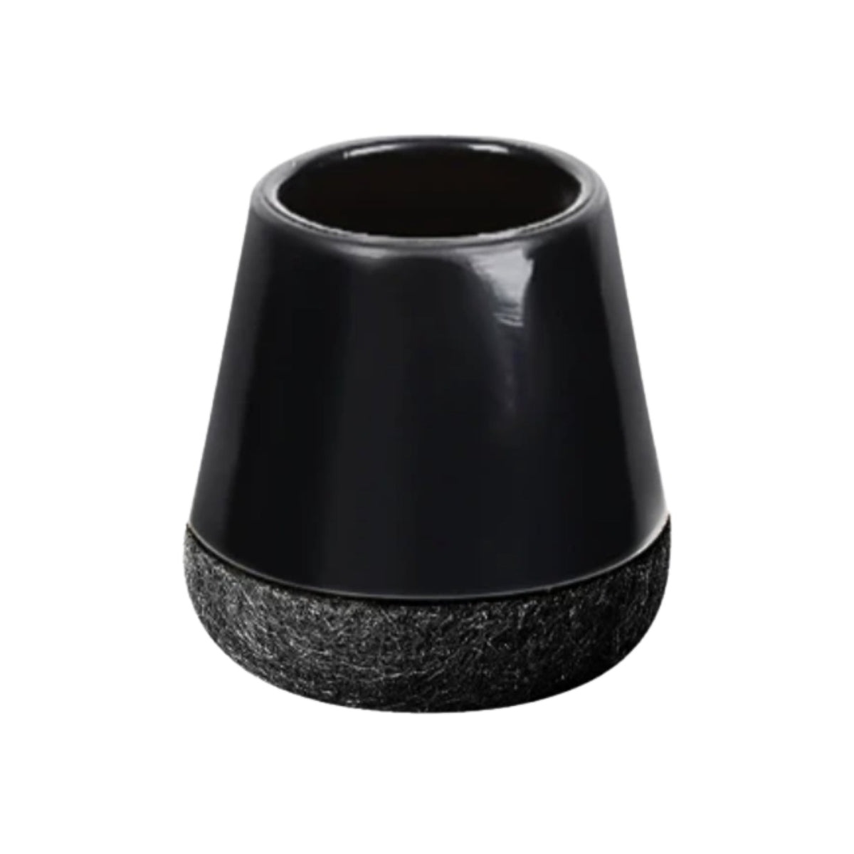 Black chair leg protectors