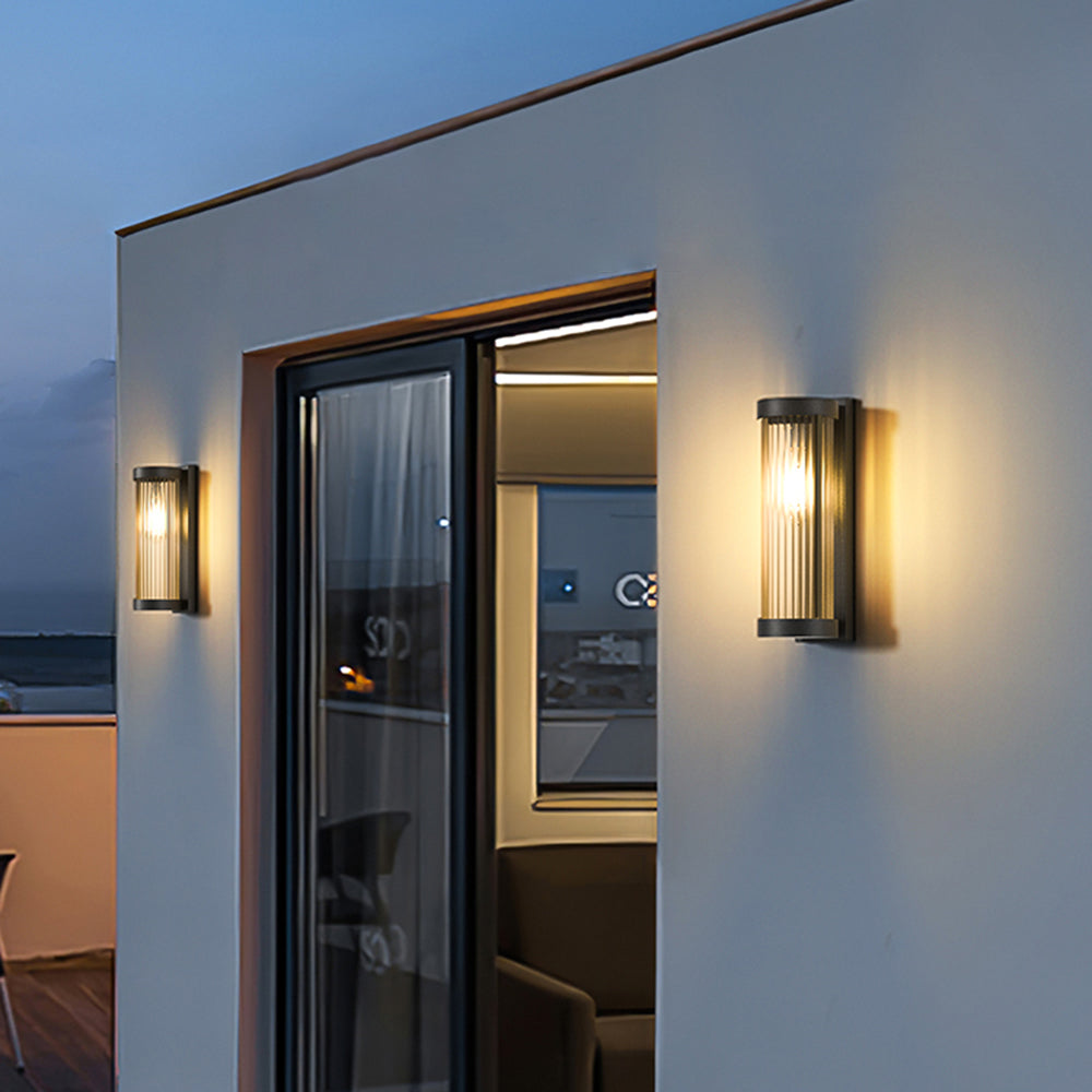 Cylinder outdoor wall lamp 28 cm