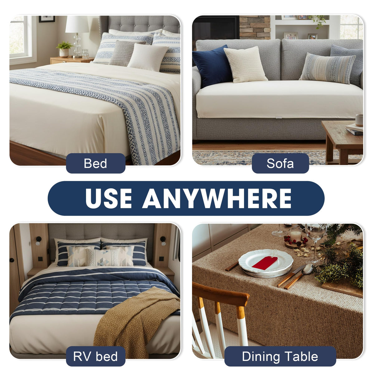Adjustable extended bed sheet straps