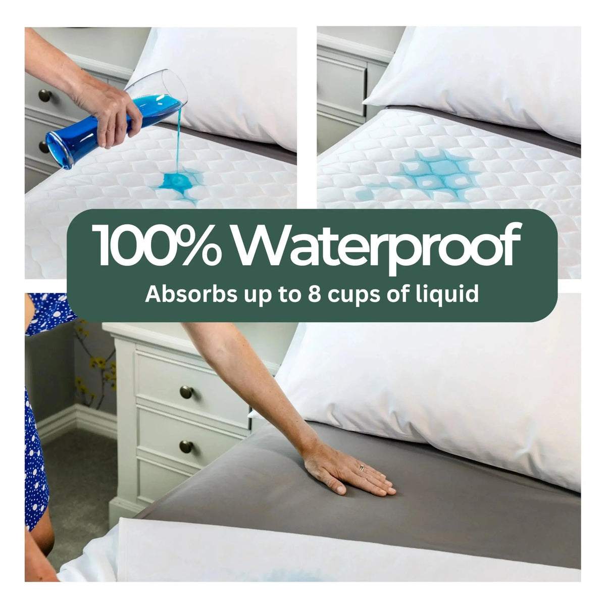 Mattress protector waterproof layer test