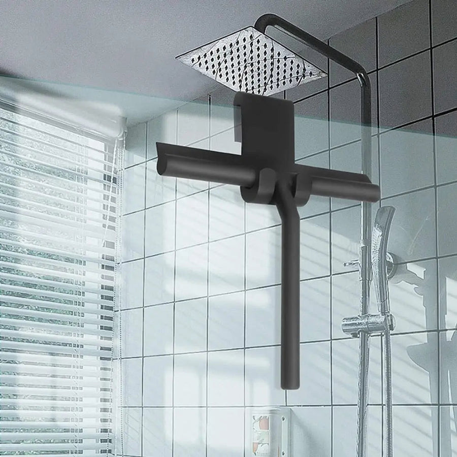 Silicone blade shower squeegee