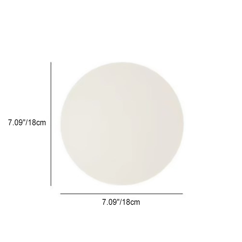 Glass orb wall light detail