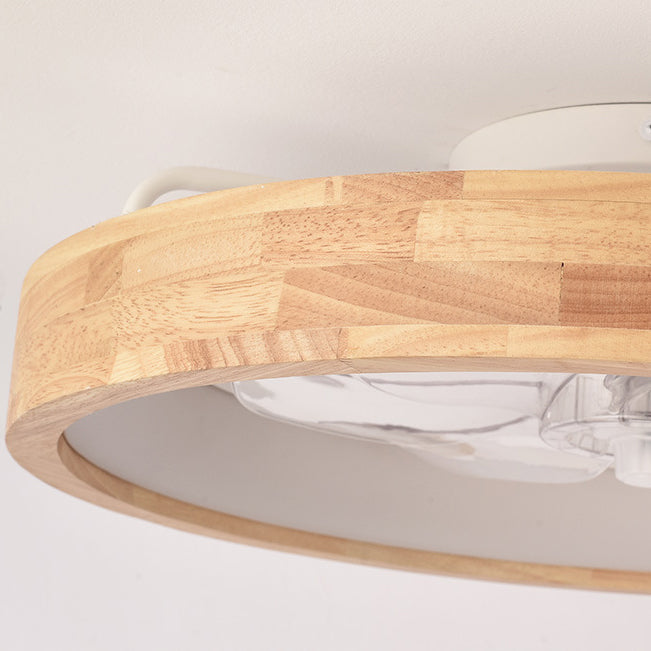 Ceiling fan light mounted in a bedroom