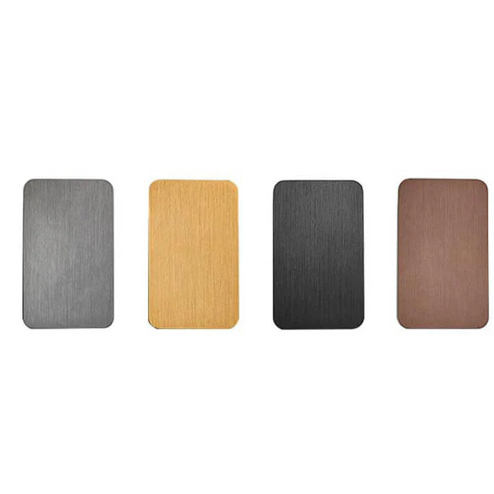 Flat panel wall light side view