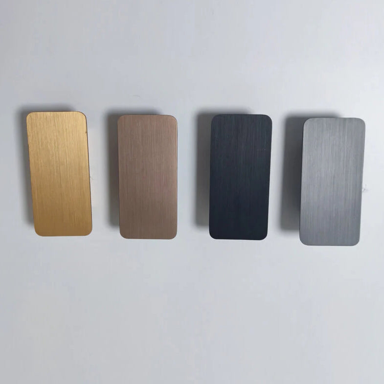 Flat panel wall light close-up