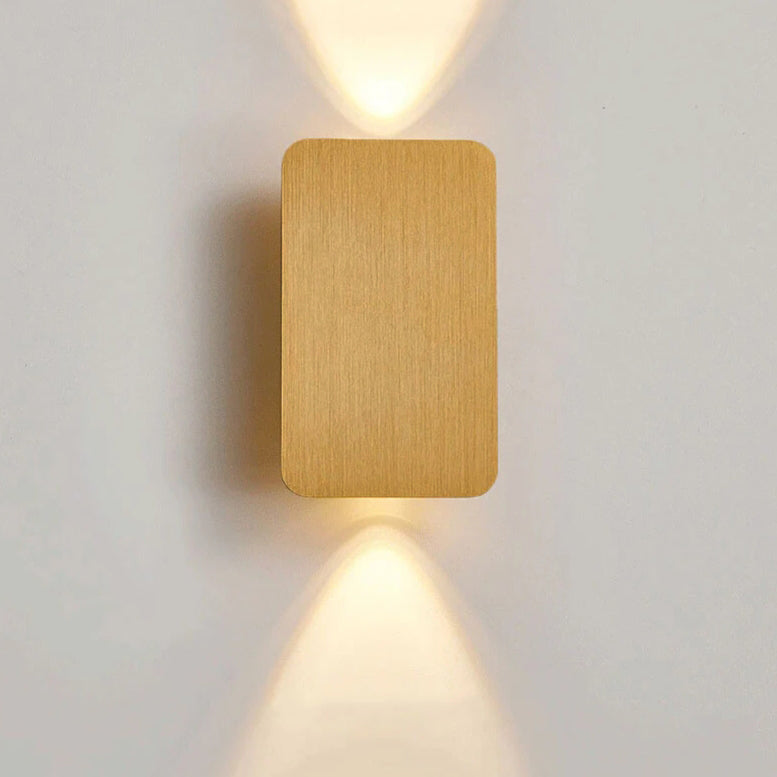 Flat panel wall light detail