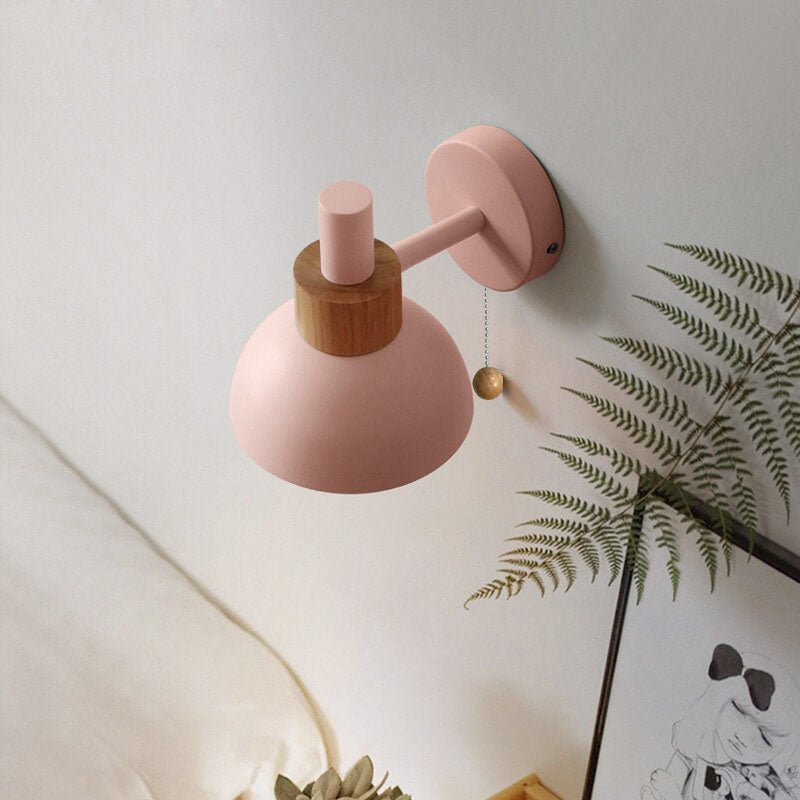 Macaron globe wall light in interior